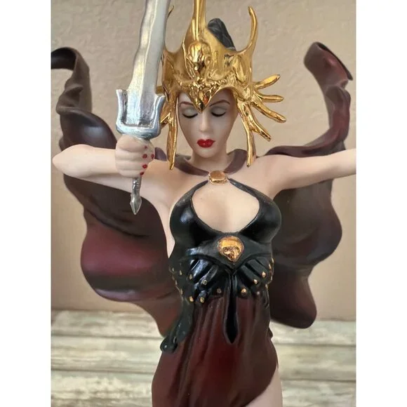 Franklin Mint Angel of Darkness Gerard Brom Ltd Ed Porcelain Figurine - NO Box - Picture 10 of 13